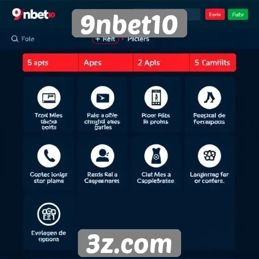 Análise das funcionalidades do site 9nbet10